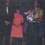 bob  & sharon allen dedicating baby diane
